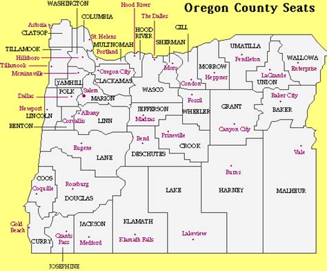 Oregon Counties