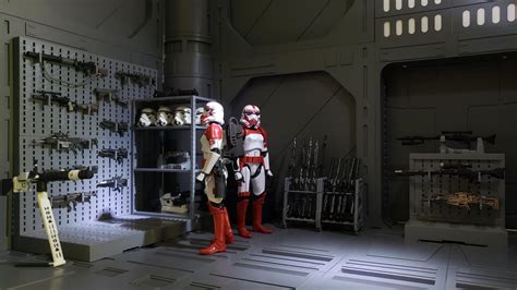 Shocktroopers In The Armory Of The Imperial Garrison Rstarwarscollecting