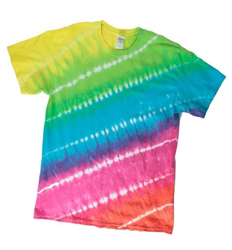 Super Big Stripe Tie Dye T Shirt Tie Dye Shirts Dye T Shirt Rainbow