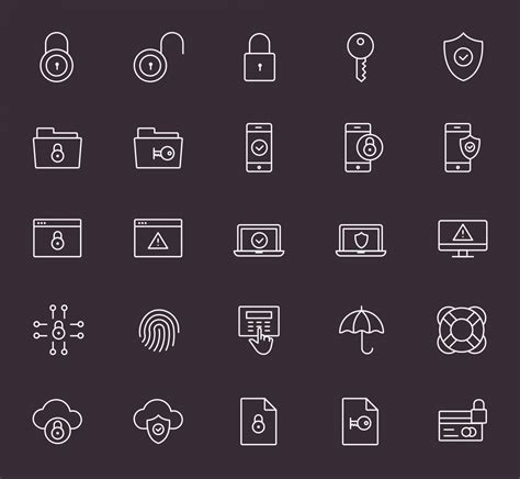 25 Security Icons