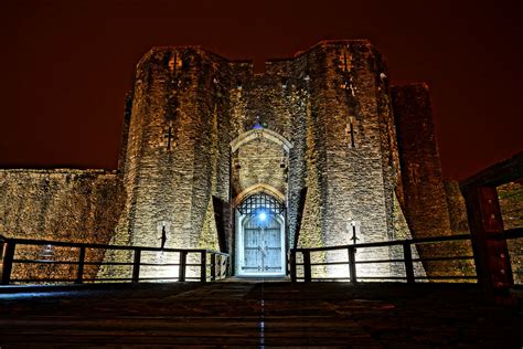 Caerphilly Castle Hdr Painting Alan Newman An1 Photography Flickr