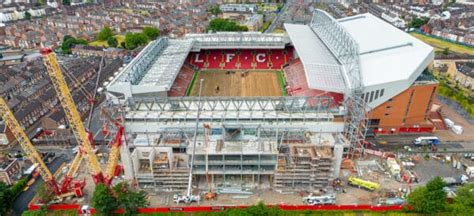 27 Photos Of Anfield Road End Timeline From Klopp Breaking Ground To