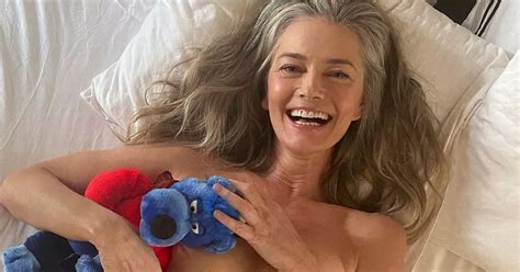 Paulina Porizkova Bares Her Silver Boobs As Nudity Is Where Her