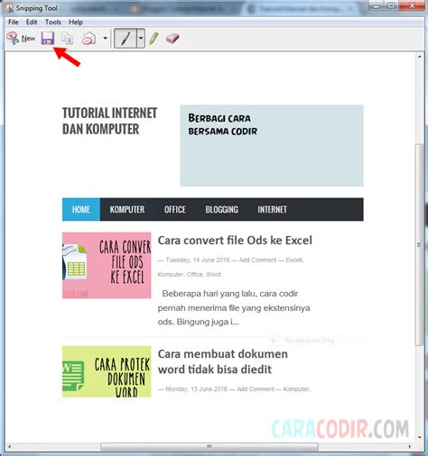 Cara Screenshot Menggunakan Snipping Tool TUTORIAL KOMPUTER DAN INTERNET