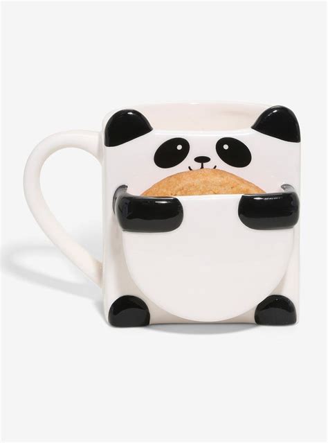 Happy Panda Mug Has Extra Storage Space For Your Favorite Cookie Mugs