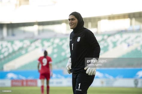 Iranian Goalkeeper Zohreh Koudaei Is Seen During Asian Football News Photo Getty Images