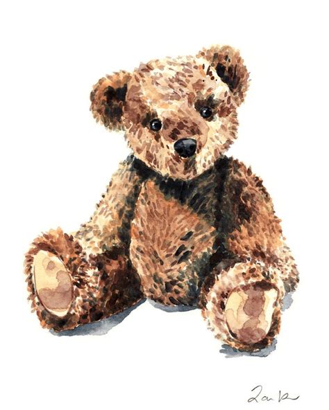 Brown Bear Art Brown Teddy Bear Cute Teddy Bears Brown Bears Bear