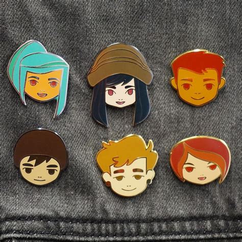 Oxenfree Set Of All 6 Character Pins Skybound