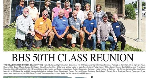 Bhs 50th Class Reunion News