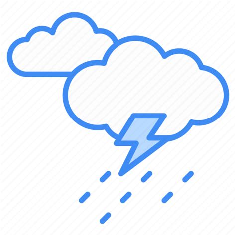Heavy Rain Rain Weather Cloud Forecast Nature Cloudy Icon