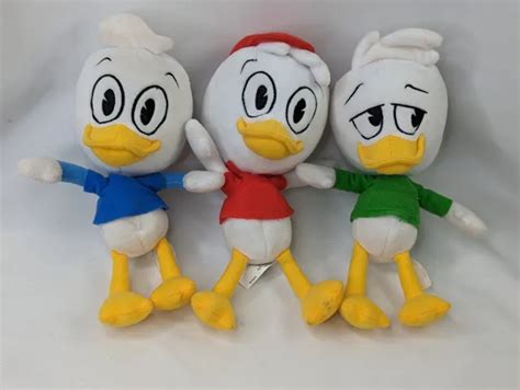 Duck Tales Huey Dewey Louie Plush Lot Of 3 Ducktales Disney Stuffed