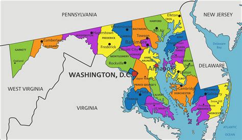 Where Is Maryland Located Where Is Maryland On A Us Map Fun Facts