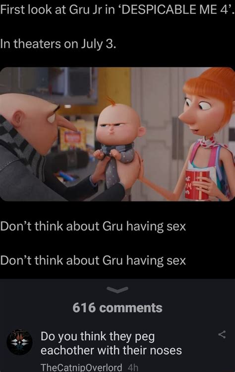 First Look At Gru Jr In Despicable Me 4 In Theaters On July 3 Dont Think About Gru Having