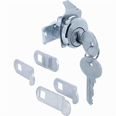Prime Line 34 In Outside Dimension Brushed Nickel 5 Cam Mailbox Lock
