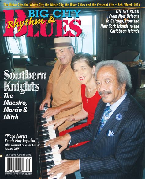 Big City Blues Magazine Cover Story Mitch Woods And His Rocket 88s