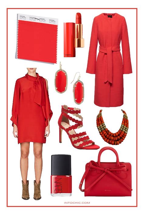 Red Outfits Red Dress Red Shoes Red Accessories Red Bag Red Nail