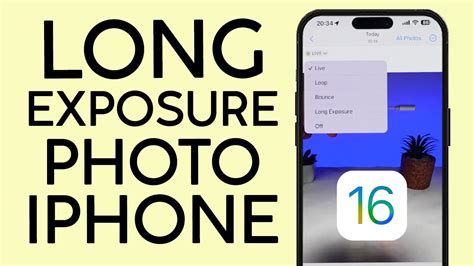 How To Take Long Exposure Photos On Iphone 2023 Youtube