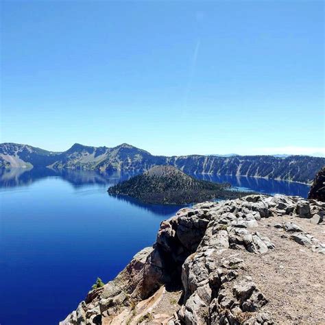Crater Lake Is Stunning Its One Of The Clearest Lakes In North