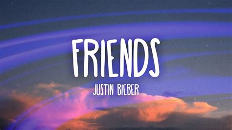 Julia michaels, justin bieber, justin tranter, michael diamond lyrics powered by www.musixmatch.com. Justin Bieber - Friends (Lyrics / Lyric Video) ft ...