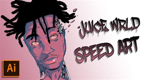 Want to discover art related to juicewrld? vector art | Juice WRLD ( adobe Illustrator cc ) - YouTube