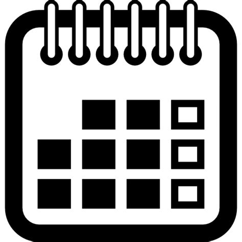 Símbolo Calendario Anual Icono Gratis