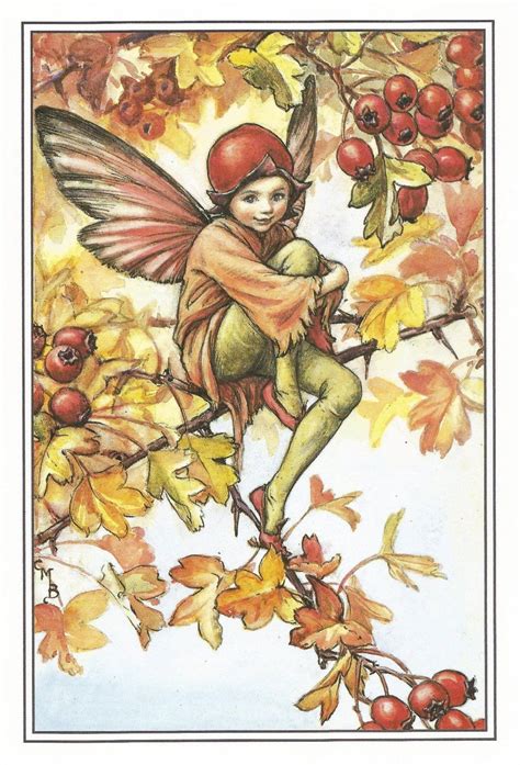 Hawthorn Fairy Cicely Mary Barker Flower Fairies Vintage Print Etsy