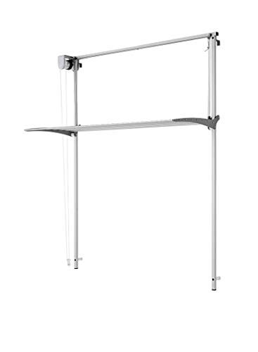 The clothes racks exist with width all the way down to 50cm, meaning that the water pipes are made of 3/4 steel, since the pipes of 1/2 often are too thin, meaning that they will drop over a period of time. Wall mounted pulley clothes Airer, clothes drying rack ...