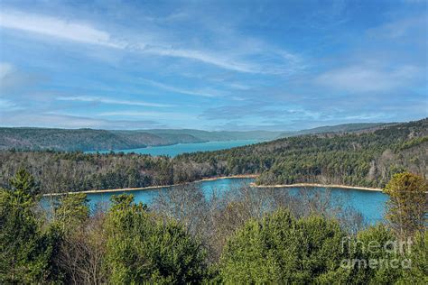 A View Of The Quabbin Reservoir From The Enfield Look Out Photograph By