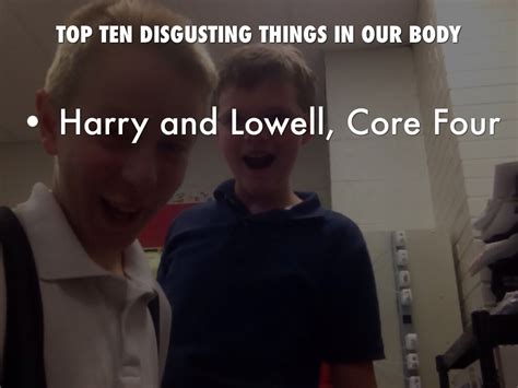 Top Ten Disgusting Things That Come Out Of Our Bodies