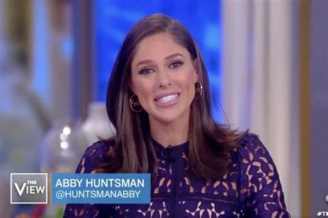 Watch Abby Huntsman To Leave The View After Two Seasons