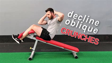 Decline Oblique Crunches For Shredded Sides Youtube