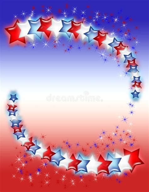Red White And Blue Stars Stock Illustration Illustration Of Color
