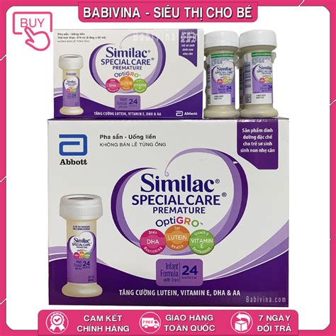 ChÍnh HÃng Sữa Nước Similac Special Care 24 Kcal Trẻ Sinh Non Dưới