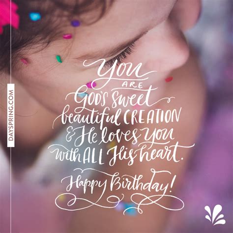 Even though god has already brought you to a ripe old age, may he bless you with so many more years of life on this blessed day, may your future be highlighted by discipline so effective and blessings so abundant that there will be no question they came via the most high god! Beautiful Creation | Ecards | DaySpring