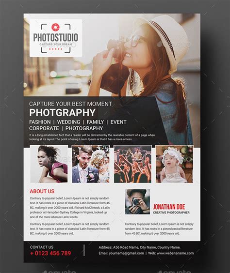 Photography Flyer Template 33 Free And Premium Download