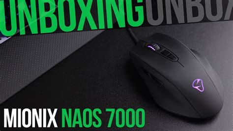 Mouse De Gaming Mionix Naos 7000 Unboxing Youtube