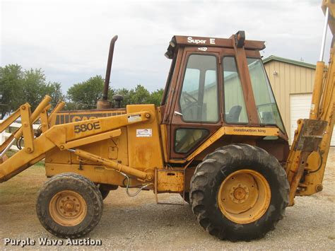 1984 Case 580 Super E Backhoe In Newton Ks Item Dc2494 Sold Purple