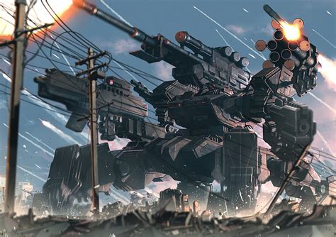 Battle Tech Mecha Sci Fi Anime Military Anime Hd Wallpaper Peakpx
