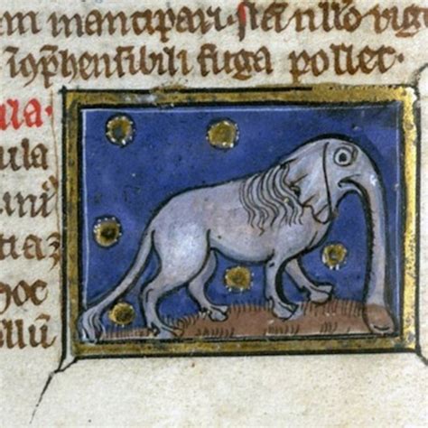 How Medieval Artists Painted Elephants They Had Apparently Never Seen