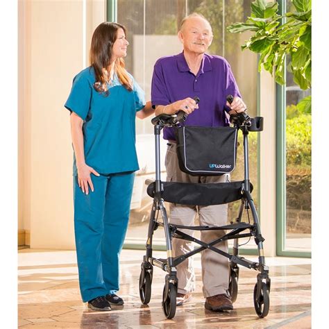 UpWalker Upright Rolling Walker : stand up walking aid for Parkinsons, stroke, rehab