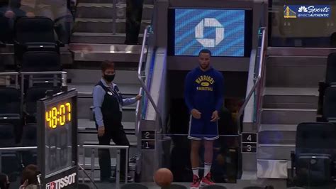 Steph Curry Hits Tunnel Shot At Chase Center Youtube