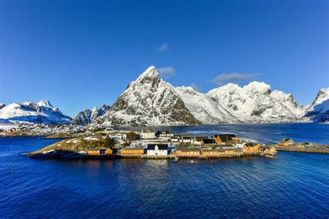 Reine Lofoten Islands Norway Stock Image Image Of Scandinavia