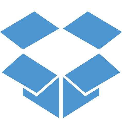 Dropbox Online Storage Icon Free Download On Iconfinder