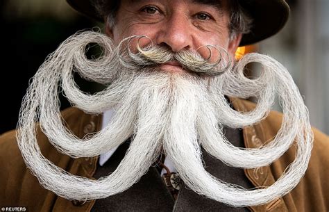 Men Descend On Bavarian Town To Try Their Luck In Germany S Annual Moustache And Beard Olympics