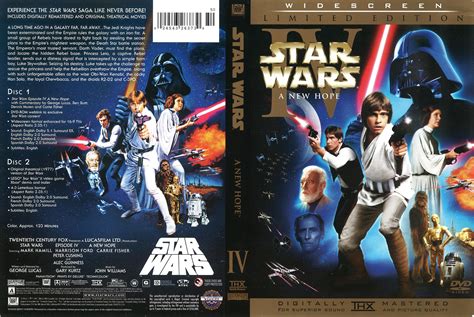 Star Wars New Hope Dvd Iv Wars Dvd Star Hope Episode Covers 1977 War