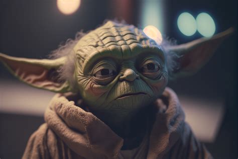 Photorealistic Portrait Yoda Ai Generated Free Images And Icons With
