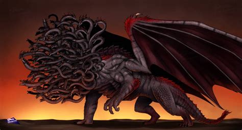 Typhon The King Of Monsters By Spacedragon14 On Deviantart Greek