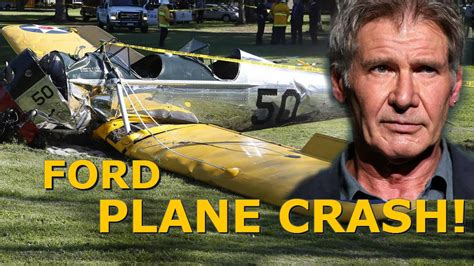 Harrison Ford In Plane Crash Youtube