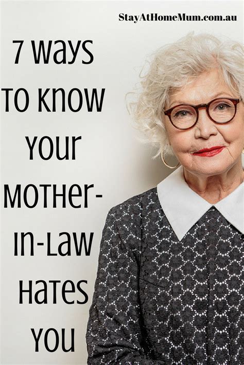 Ways To Know Your Mother In Law Hates You Mother In Law Quotes