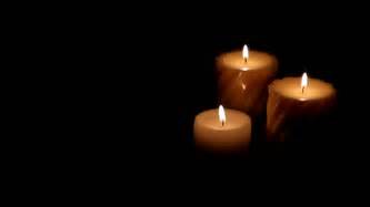 Three Candles Flickering In The Stock Footage Video 100 Royalty Free